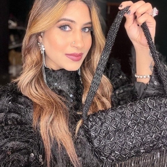 ZARA BEADED FRINGE SHOULDER BAG - Picture 2 of 3